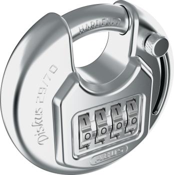 Abus Diskusschloss 70mm, mit Zahlenkombination 4 stellig
